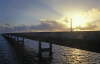 Sunrise over Seven Mile Bridge, Marathon, Florida